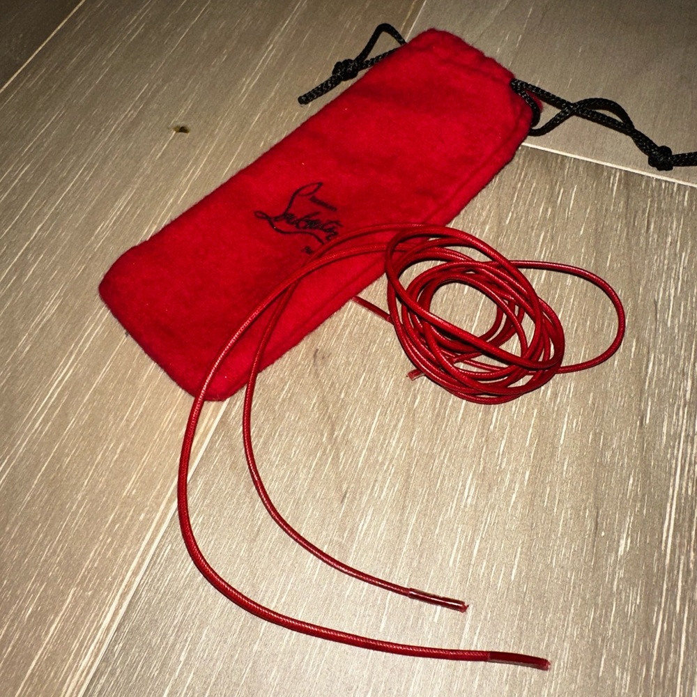 Christian Louboutin 
Red Suede Shoes
Pre loved in excellent condition.
Authentic - Picture 9 of 9
